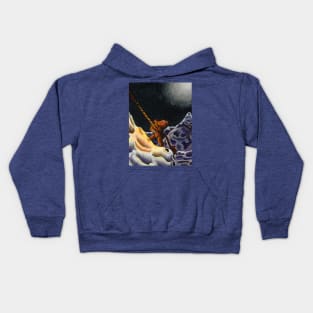 Bertie Bear's Journey to the Moon Kids Hoodie